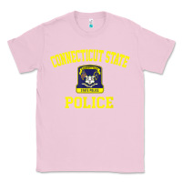 Bubblegum Pink connecticut state police Classic Tee - linhVisuals