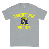Heather Grey connecticut state police Classic Tee - linhVisuals
