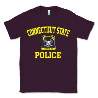 Plum connecticut state police Classic Tee - linhVisuals