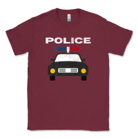 Burgundy cool policeman law enforcement deputy kawaii police mobile premium Classic Tee - linhVisuals