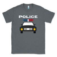 Charcoal Heather cool policeman law enforcement deputy kawaii police mobile premium Classic Tee - linhVisuals