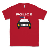 Red cool policeman law enforcement deputy kawaii police mobile premium Classic Tee - linhVisuals