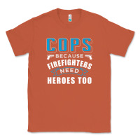Copper cops because firefighters need heroes too premium Classic Tee - linhVisuals