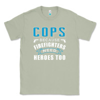 Matcha cops because firefighters need heroes too premium Classic Tee - linhVisuals
