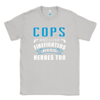 Moon Dust cops because firefighters need heroes too premium Classic Tee - linhVisuals