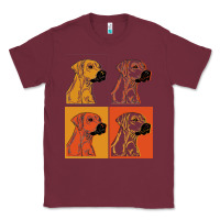 Burgundy rhodesian ridgeback t  shirt rhodesian ridgeback dog gift idea t  shir Classic Tee - linhVisuals