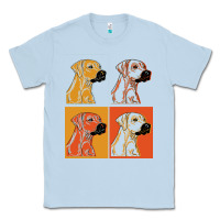 Dusty Blue rhodesian ridgeback t  shirt rhodesian ridgeback dog gift idea t  shir Classic Tee - linhVisuals