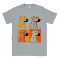 Heather Grey rhodesian ridgeback t  shirt rhodesian ridgeback dog gift idea t  shir Classic Tee - linhVisuals
