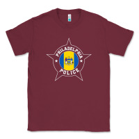 Burgundy philadelphia police t shirt   ppd Classic Tee - linhVisuals