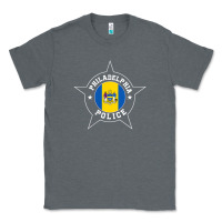 Charcoal Heather philadelphia police t shirt   ppd Classic Tee - linhVisuals