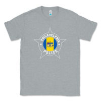 Heather Grey philadelphia police t shirt   ppd Classic Tee - linhVisuals
