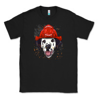 Black dalmatian firefighter dalmatian dog lover Classic Tee - linhVisuals