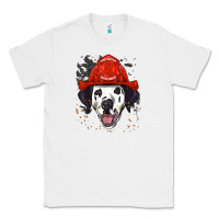 White dalmatian firefighter dalmatian dog lover Classic Tee - linhVisuals