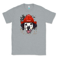 Heather Grey dalmatian firefighter dalmatian dog lover Classic Tee - linhVisuals