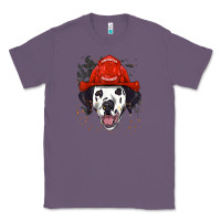 Lavender dalmatian firefighter dalmatian dog lover Classic Tee - linhVisuals