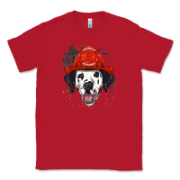 Red dalmatian firefighter dalmatian dog lover Classic Tee - linhVisuals
