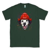 Sports Green dalmatian firefighter dalmatian dog lover Classic Tee - linhVisuals