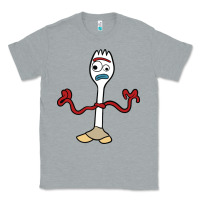 Heather Grey forky Classic Tee - linhVisuals