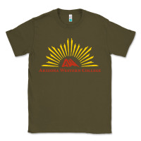 Army Green arizona western college Classic Tee - linhVisuals