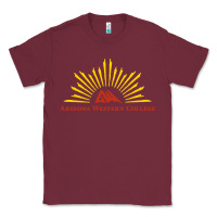 Burgundy arizona western college Classic Tee - linhVisuals