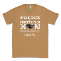 Toasted Coconut police & firefighter mom, i raised mine fireman mothers day Classic Tee - linhVisuals