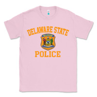 Bubblegum Pink delaware state police Classic Tee - linhVisuals