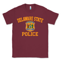 Burgundy delaware state police Classic Tee - linhVisuals