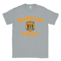Heather Grey delaware state police Classic Tee - linhVisuals