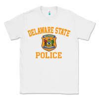 White delaware state police Classic Tee - linhVisuals