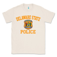 Natural delaware state police Classic Tee - linhVisuals