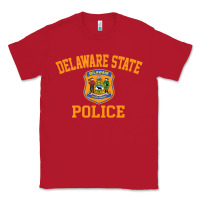 Red delaware state police Classic Tee - linhVisuals