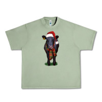 Oil Green black angus Urban Heavy Tee - RanaPortraitStore