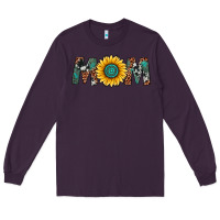 Plum sunflower mom Long Sleeve Tee - Artiststas