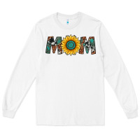 White sunflower mom Long Sleeve Tee - Artiststas