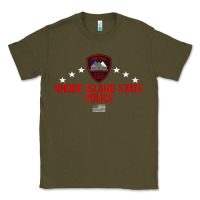 Army Green rhode island state police Classic Tee - linhVisuals