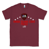 Burgundy rhode island state police Classic Tee - linhVisuals