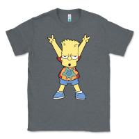 Charcoal Heather groovy bart Classic Tee - linhVisuals
