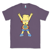 Lavender groovy bart Classic Tee - linhVisuals