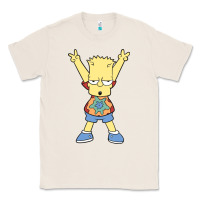 Natural groovy bart Classic Tee - linhVisuals