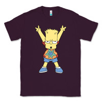 Plum groovy bart Classic Tee - linhVisuals