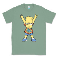 Sage groovy bart Classic Tee - linhVisuals