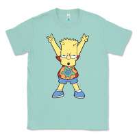 Seafoam groovy bart Classic Tee - linhVisuals