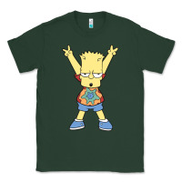 Sports Green groovy bart Classic Tee - linhVisuals