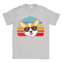 Moon Dust cool corgi vintage 80s dog lover Classic Tee - linhVisuals