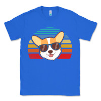 True Royal cool corgi vintage 80s dog lover Classic Tee - linhVisuals