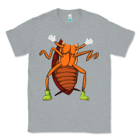 Heather Grey cool easy cockroach insect halloween Classic Tee - linhVisuals