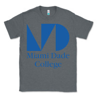 Charcoal Heather miami dade college Classic Tee - linhVisuals