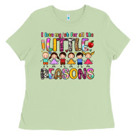 Matcha i love my job for all the little reasons Ladies Tee - Artiststas