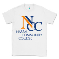 White nassau community college Classic Tee - linhVisuals