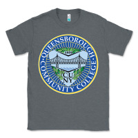 Charcoal Heather queensborough community college Classic Tee - linhVisuals